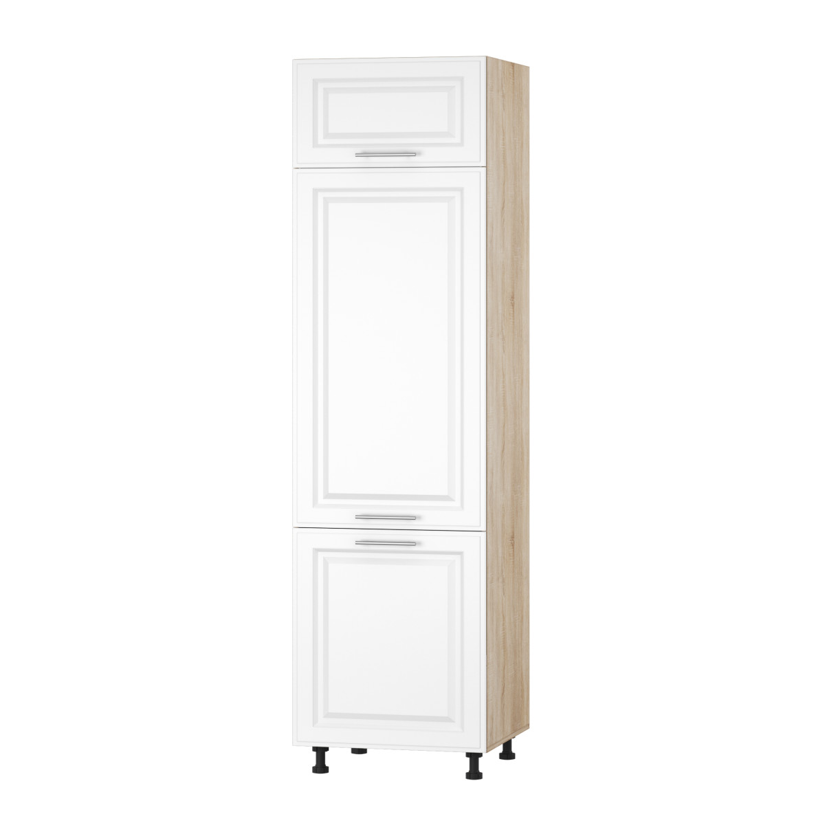 Корпус Стандарт дуб сонома, фасад Лондон білий матовий 802. HK-XS 60х236х56