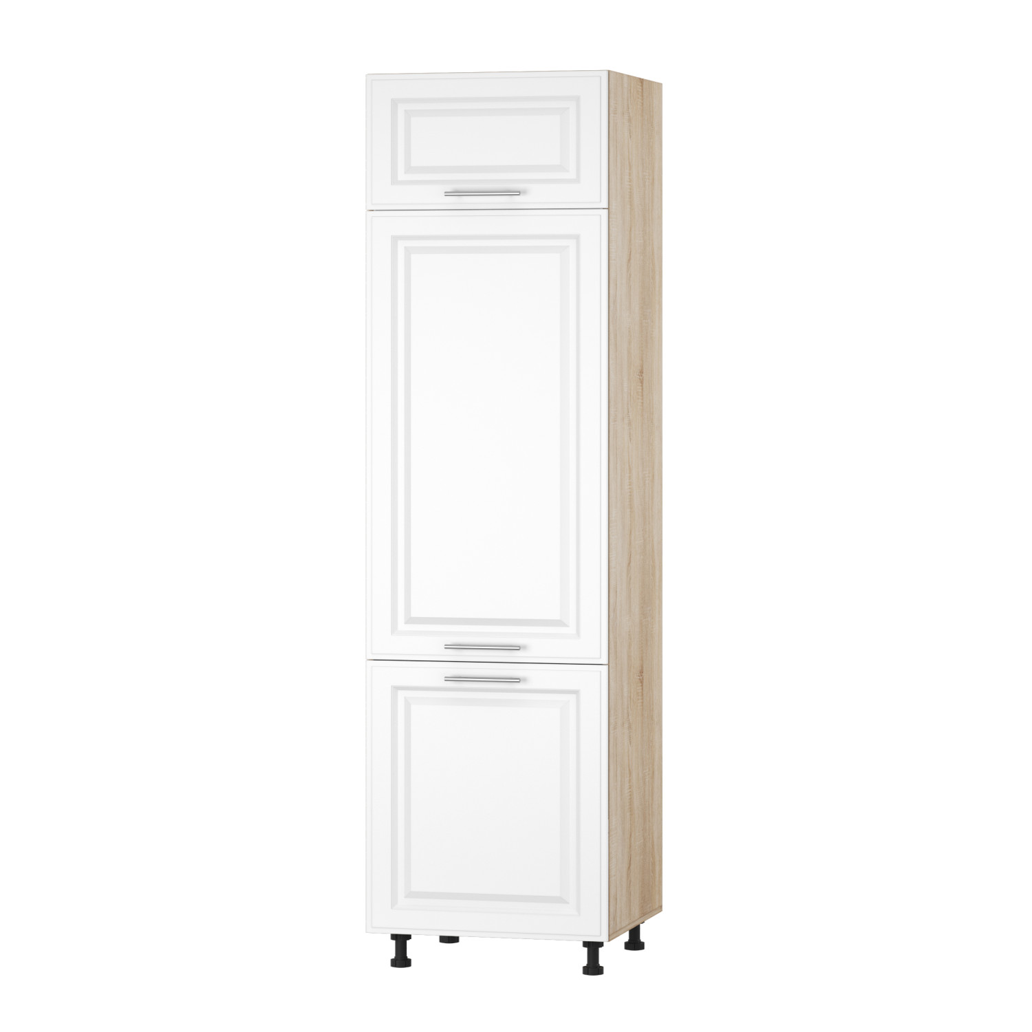 Корпус Стандарт дуб сонома, фасад Лондон білий матовий 802. HK-XS 60х236х56