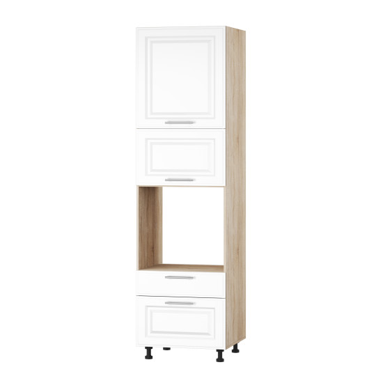 Корпус Стандарт дуб сонома, фасад Лондон білий матовий 825.SM-HK-XS 60х236х56