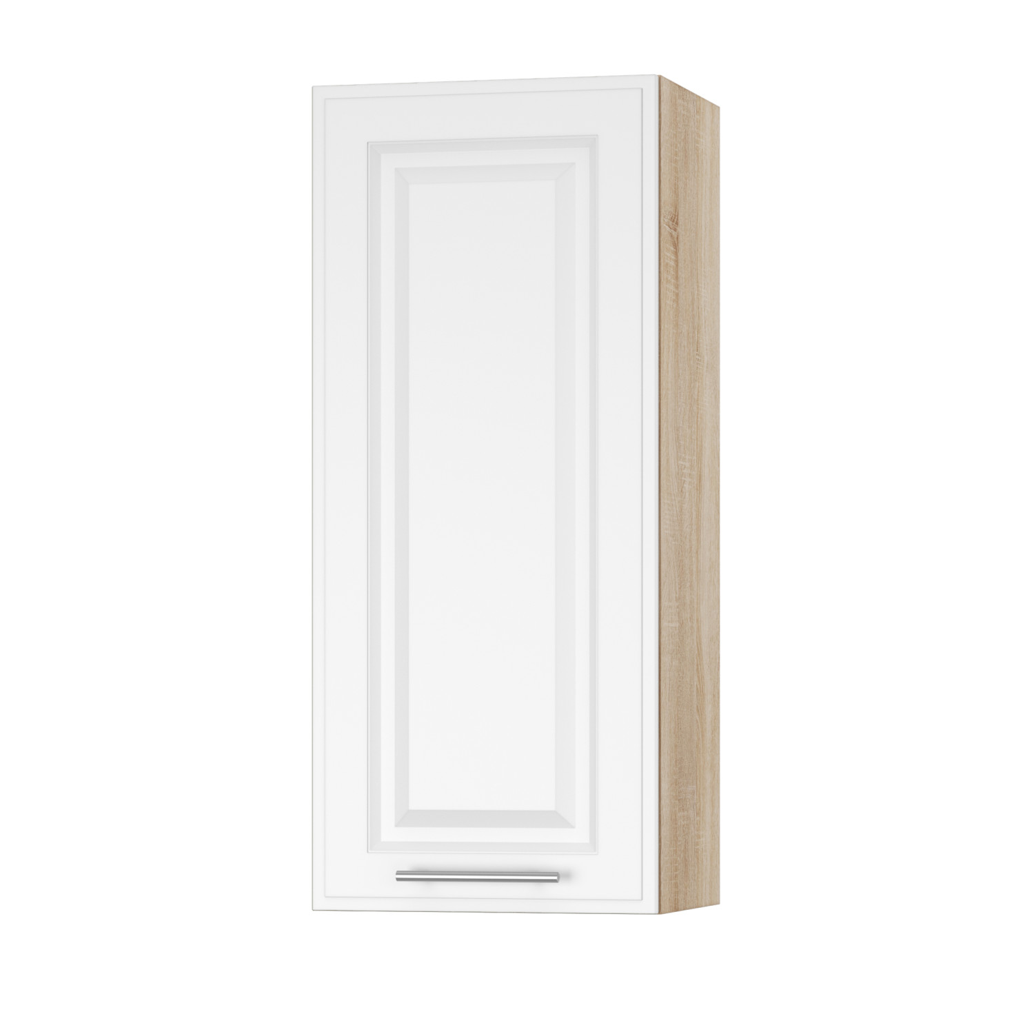 Корпус Стандарт дуб сонома, фасад Лондон білий матовий L301 40х93х30