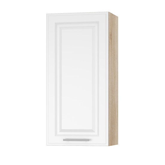 Корпус Стандарт дуб сонома, фасад Лондон білий матовий L301 45х93х30
