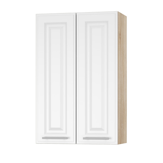 Корпус Стандарт дуб сонома, фасад Лондон білий матовий L302 60х93х30
