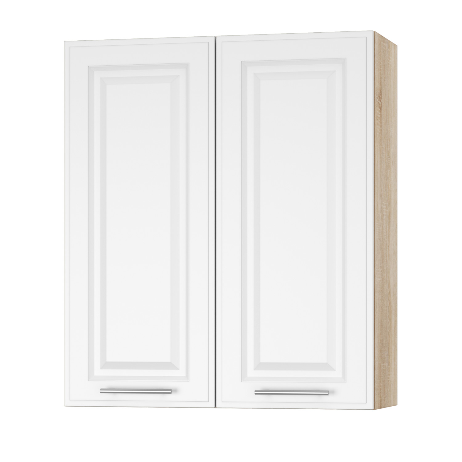 Корпус Стандарт дуб сонома, фасад Лондон білий матовий L302 80х93х30 Корпус Стандарт дуб сонома, фасад Лондон білий матовий L302 80х93х30