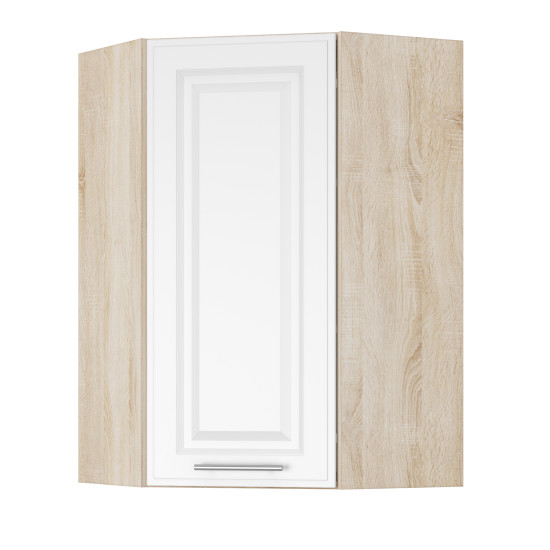 Корпус Стандарт дуб сонома, фасад Лондон білий матовий L361 60х93х60