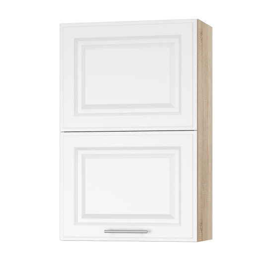 Корпус Стандарт дуб сонома, фасад Лондон білий матовий L402.HF 60х93х30