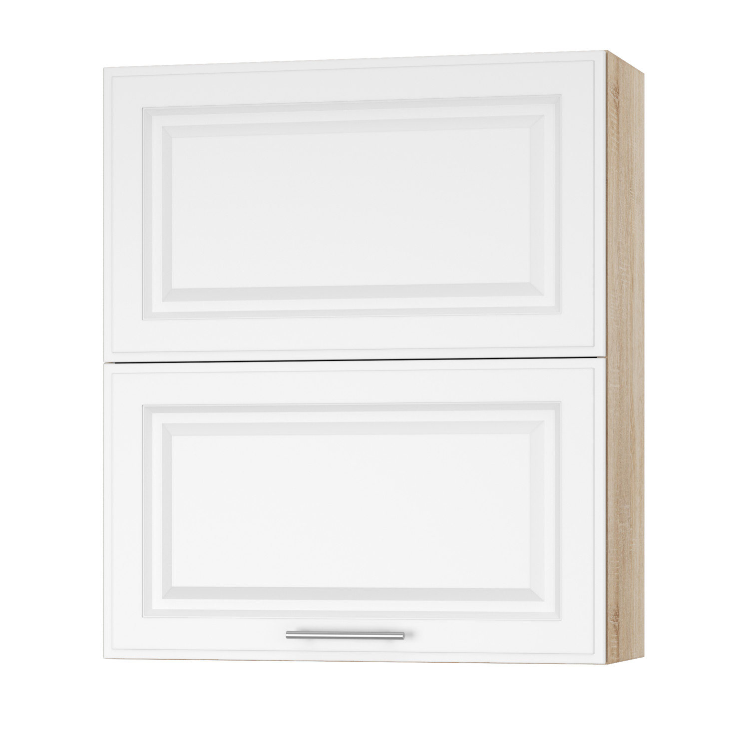 Корпус Стандарт дуб сонома, фасад Лондон білий матовий L402.HF 80х93х30