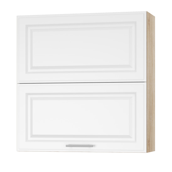 Корпус Стандарт дуб сонома, фасад Лондон білий матовий L402.HF 90х93х30