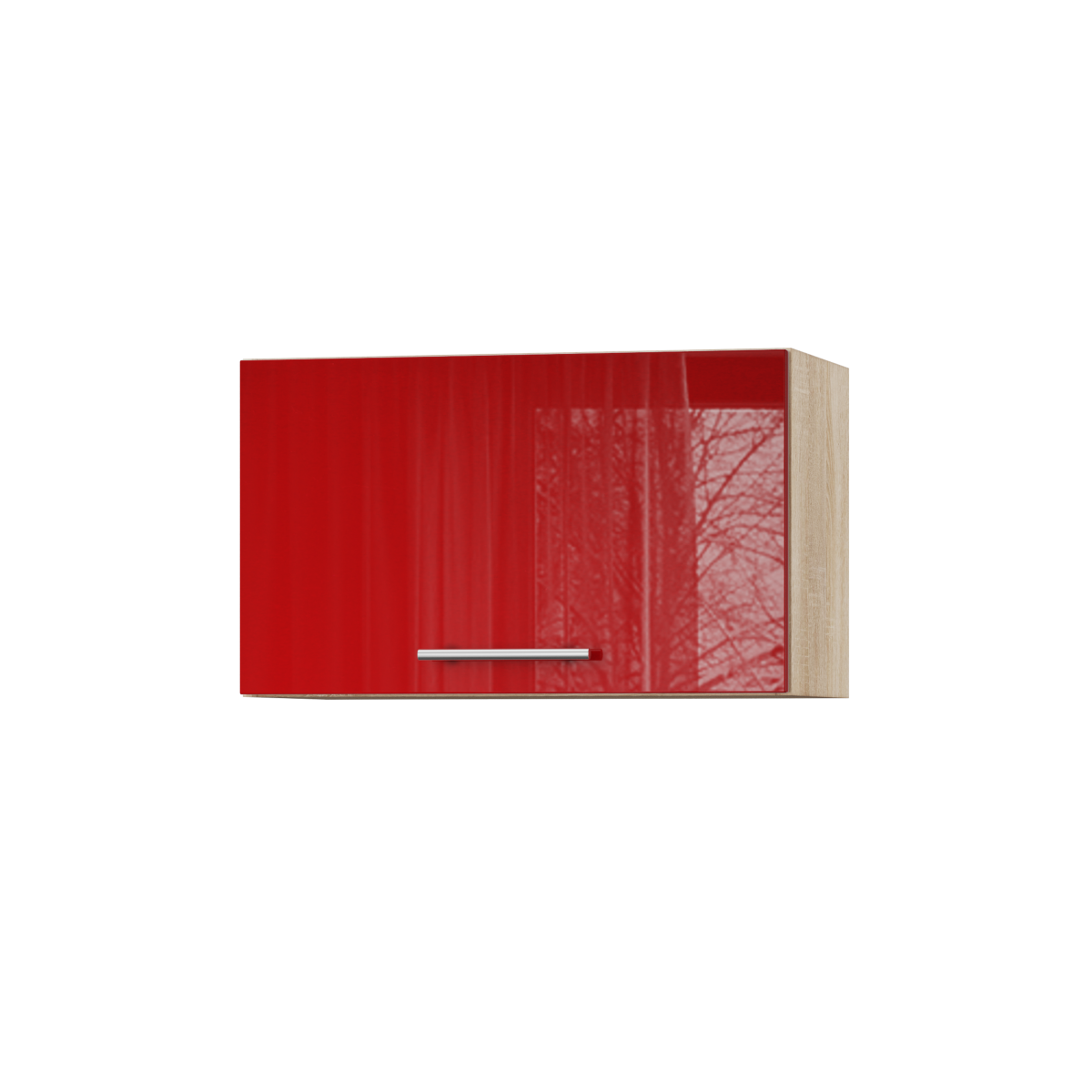 Корпус Стандарт дуб сонома, фасад Стандарт червоний глянець 401.HK-XS 60х36х30