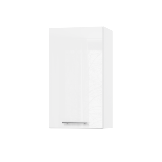 Корпус Стандарт білий, фасад Стандарт білий глянець 301 40х72х30