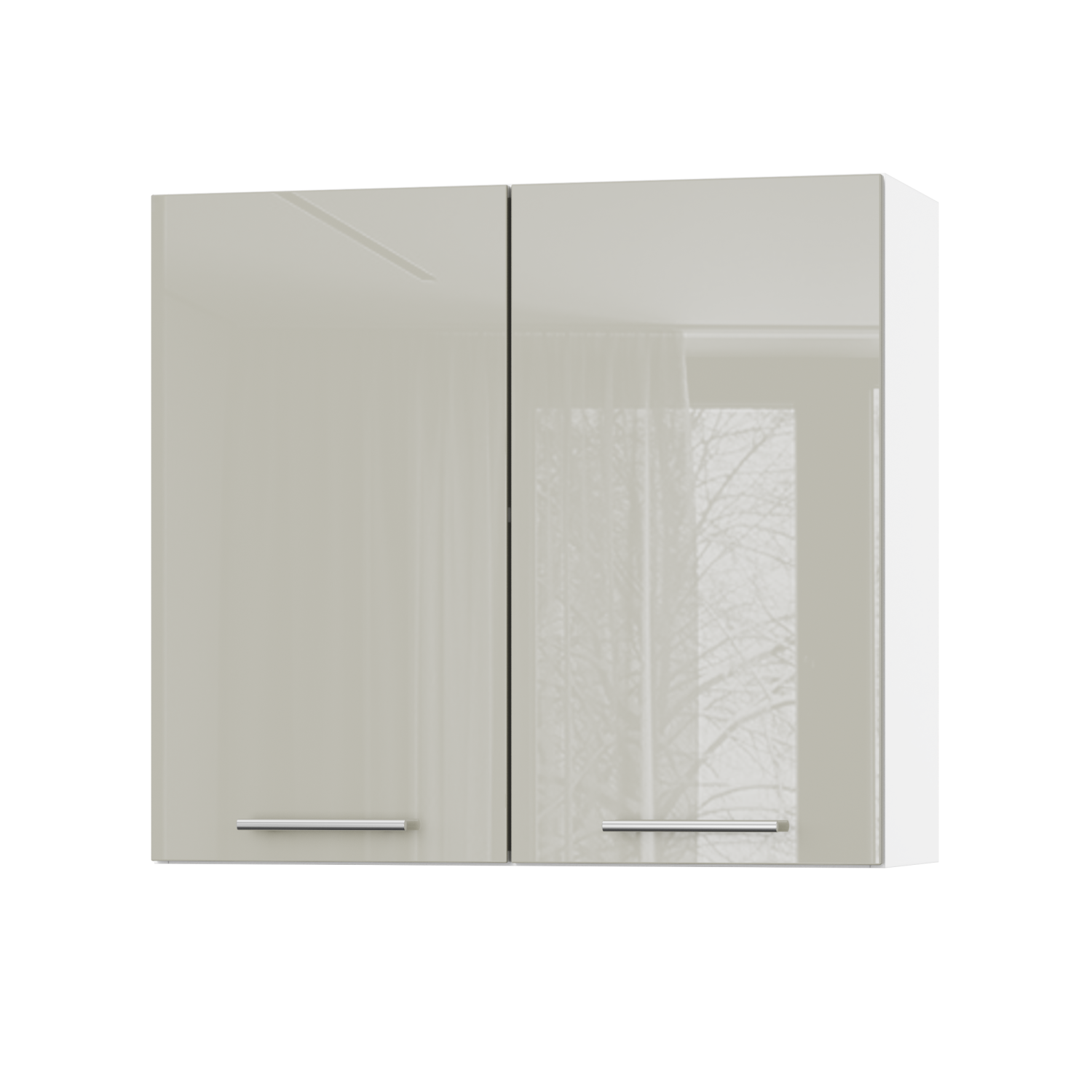 Корпус Стандарт білий, фасад Стандарт аврора глянець 302 80х72х30 Корпус Стандарт білий, фасад Стандарт аврора глянець 302 80х72х30