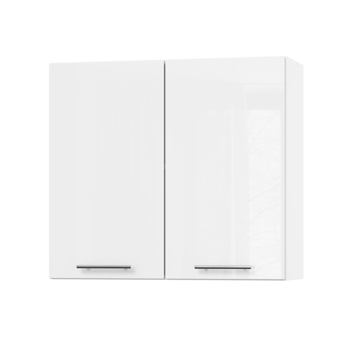 Корпус Стандарт білий, фасад Стандарт білий глянець 302 80х72х30