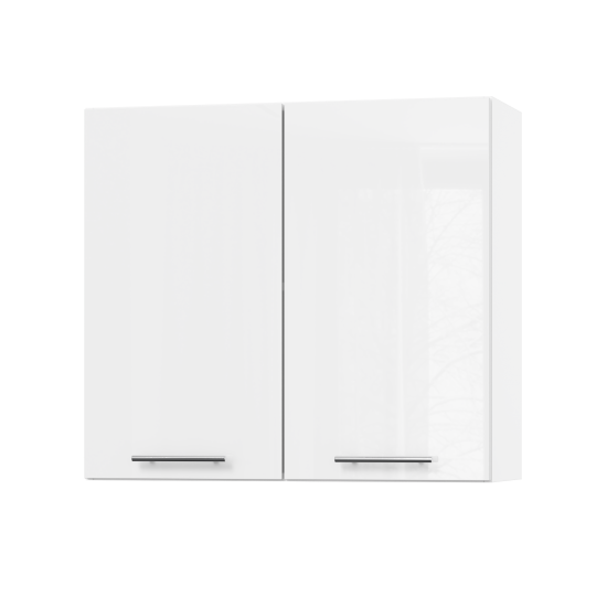 Корпус Стандарт білий, фасад Стандарт білий глянець 302 80х72х30