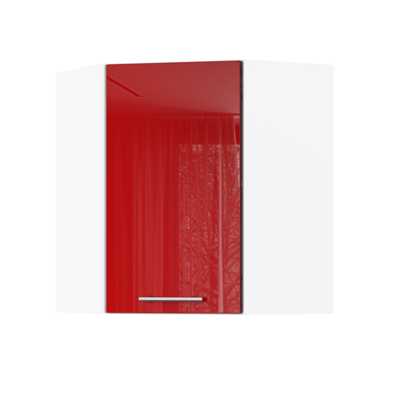 Корпус Стандарт білий, фасад Стандарт червоний глянець 361 60х72х60 Корпус Стандарт білий, фасад Стандарт червоний глянець 361 60х72х60
