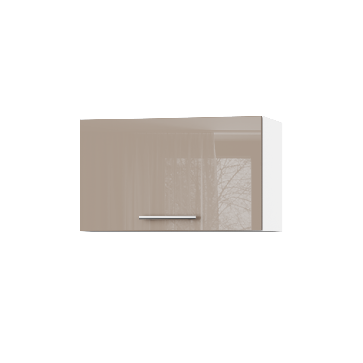 Корпус Стандарт білий, фасад Стандарт капучіно глянець 401.HK-XS 60х36х30