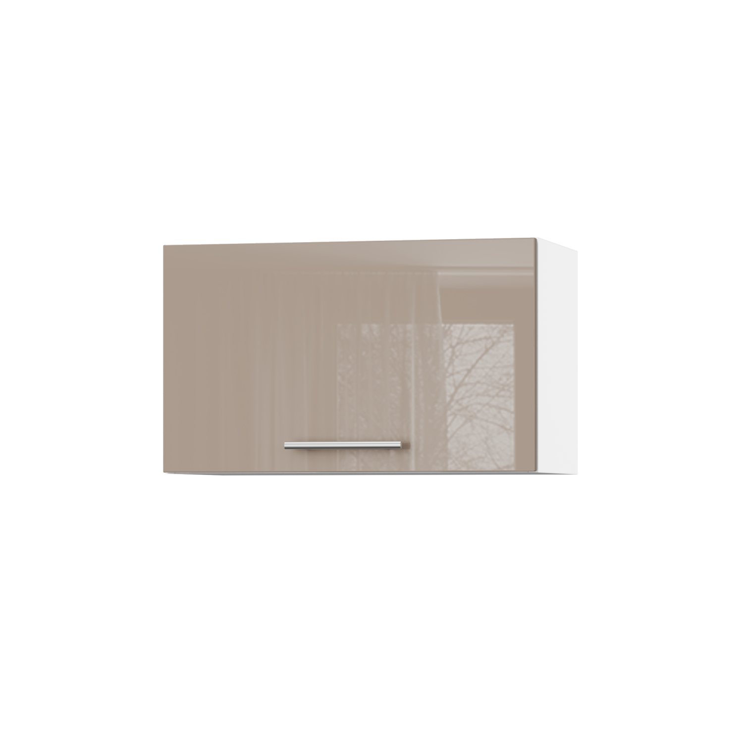 Корпус Стандарт білий, фасад Стандарт капучіно глянець 401.HK-XS 60х36х30