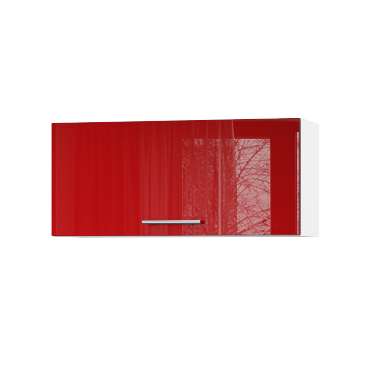 Корпус Стандарт білий, фасад Стандарт червоний глянець 401.HK-XS 80х36х30