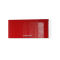 Корпус Стандарт білий, фасад Стандарт червоний глянець 401.HK-XS 80х36х30