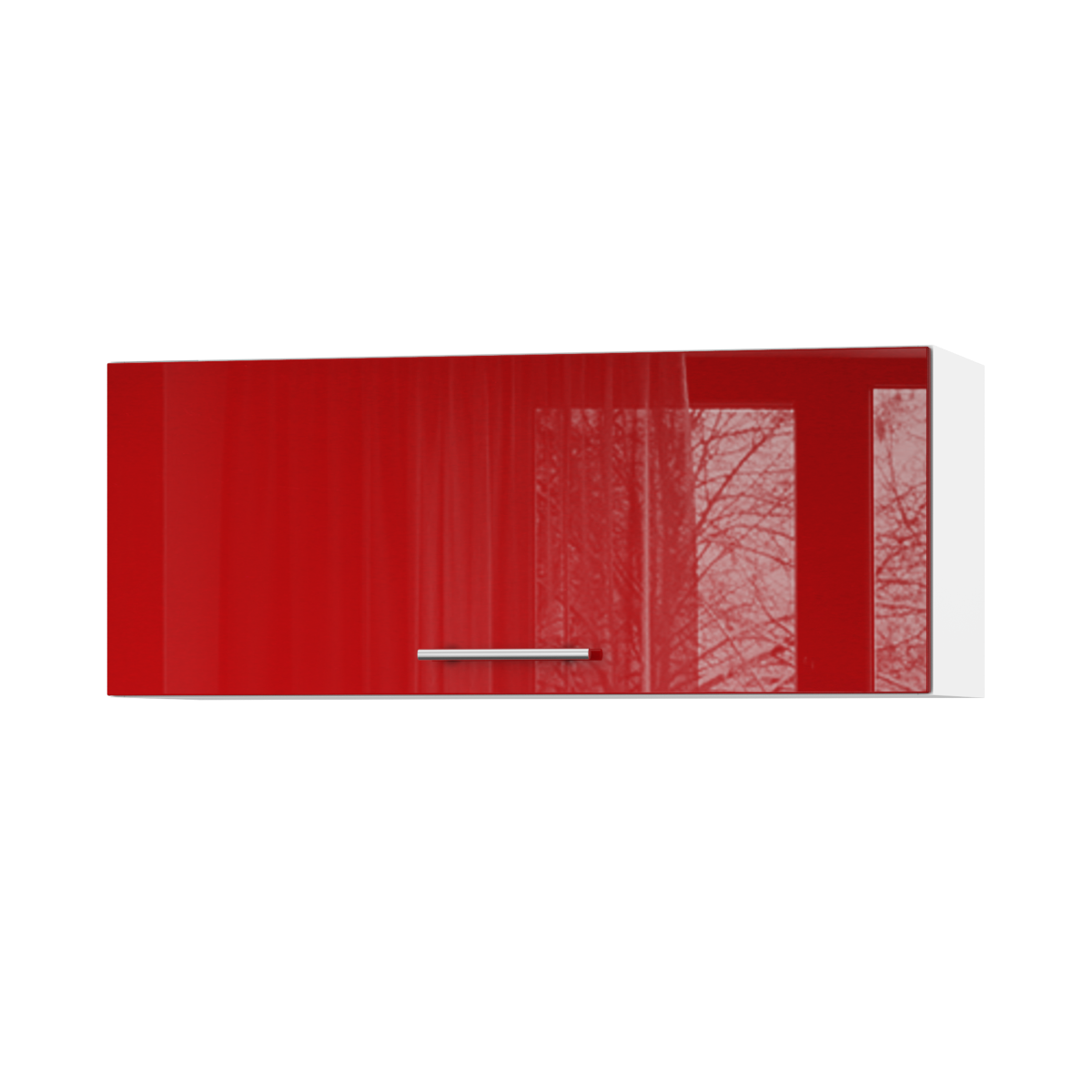 Корпус Стандарт білий, фасад Стандарт червоний глянець 401.HK-XS 90х36х30