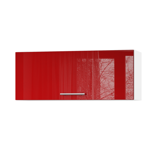 Корпус Стандарт білий, фасад Стандарт червоний глянець 401.HK-XS 90х36х30