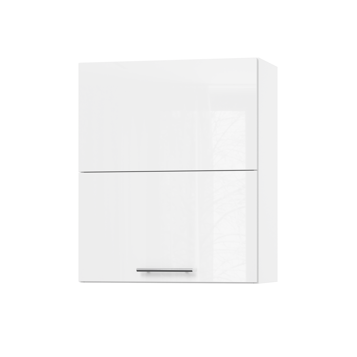 Корпус Стандарт білий, фасад Стандарт білий глянець 402.HF 60х72х30