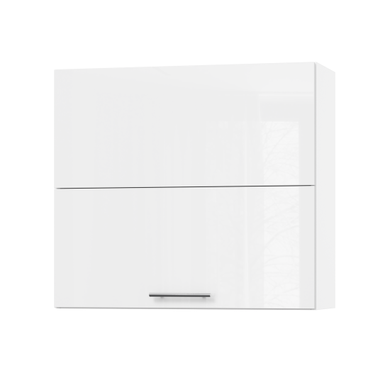 Корпус Стандарт білий, фасад Стандарт білий глянець 402.HF 80х72х30