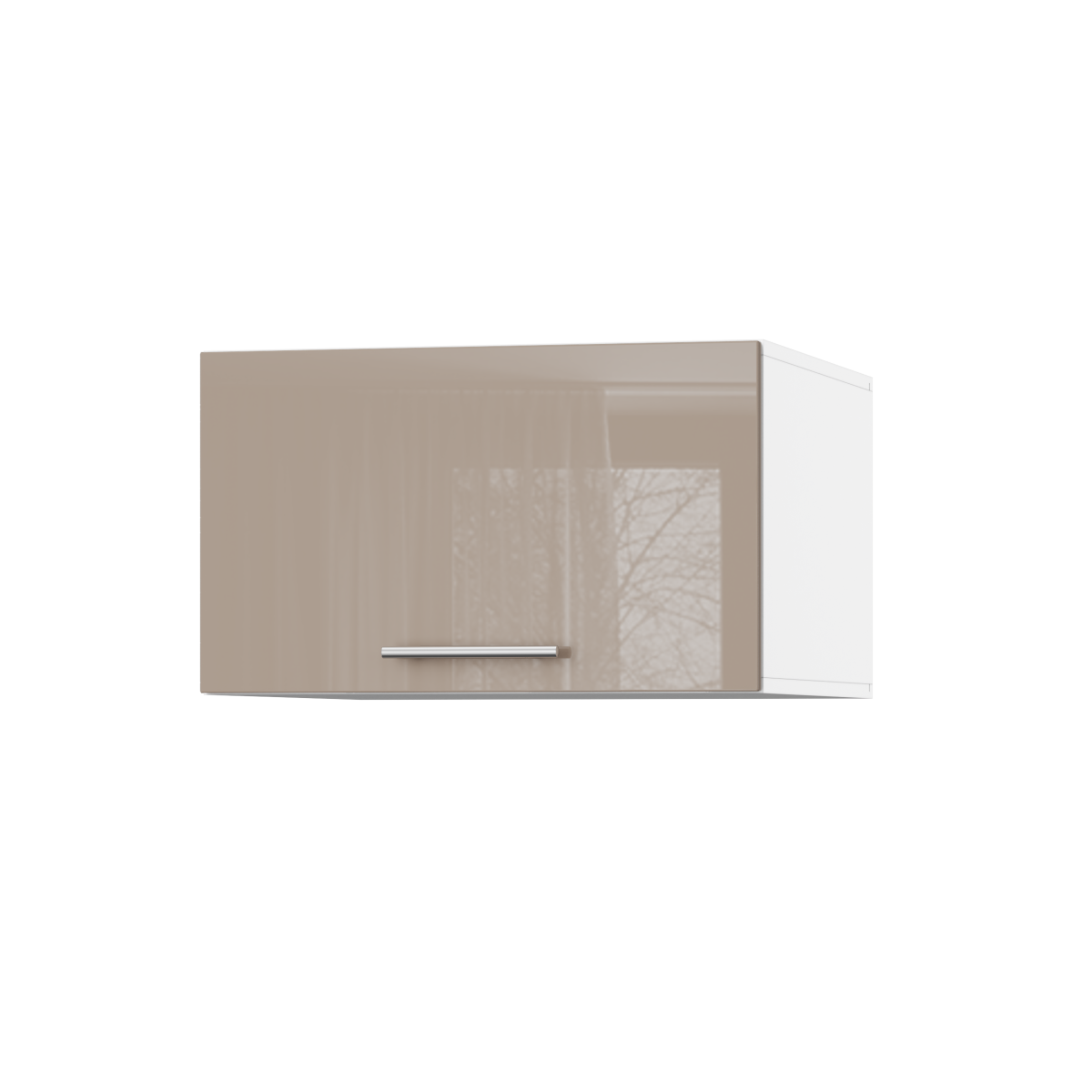 Корпус Стандарт білий, фасад Стандарт капучіно глянець 410.HK-XS 60х36х56