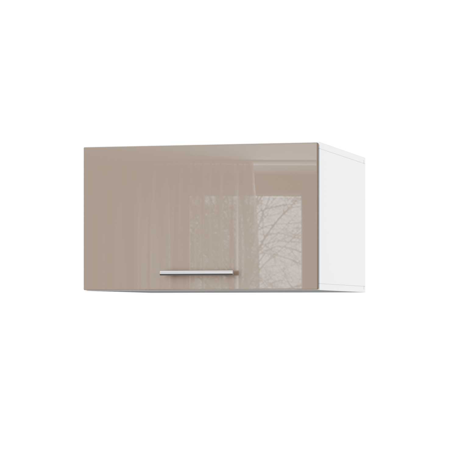 Корпус Стандарт білий, фасад Стандарт капучіно глянець 410.HK-XS 60х36х56