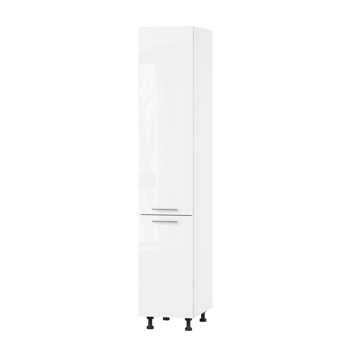 Корпус Стандарт білий, фасад Стандарт білий глянець 702 40х214х56