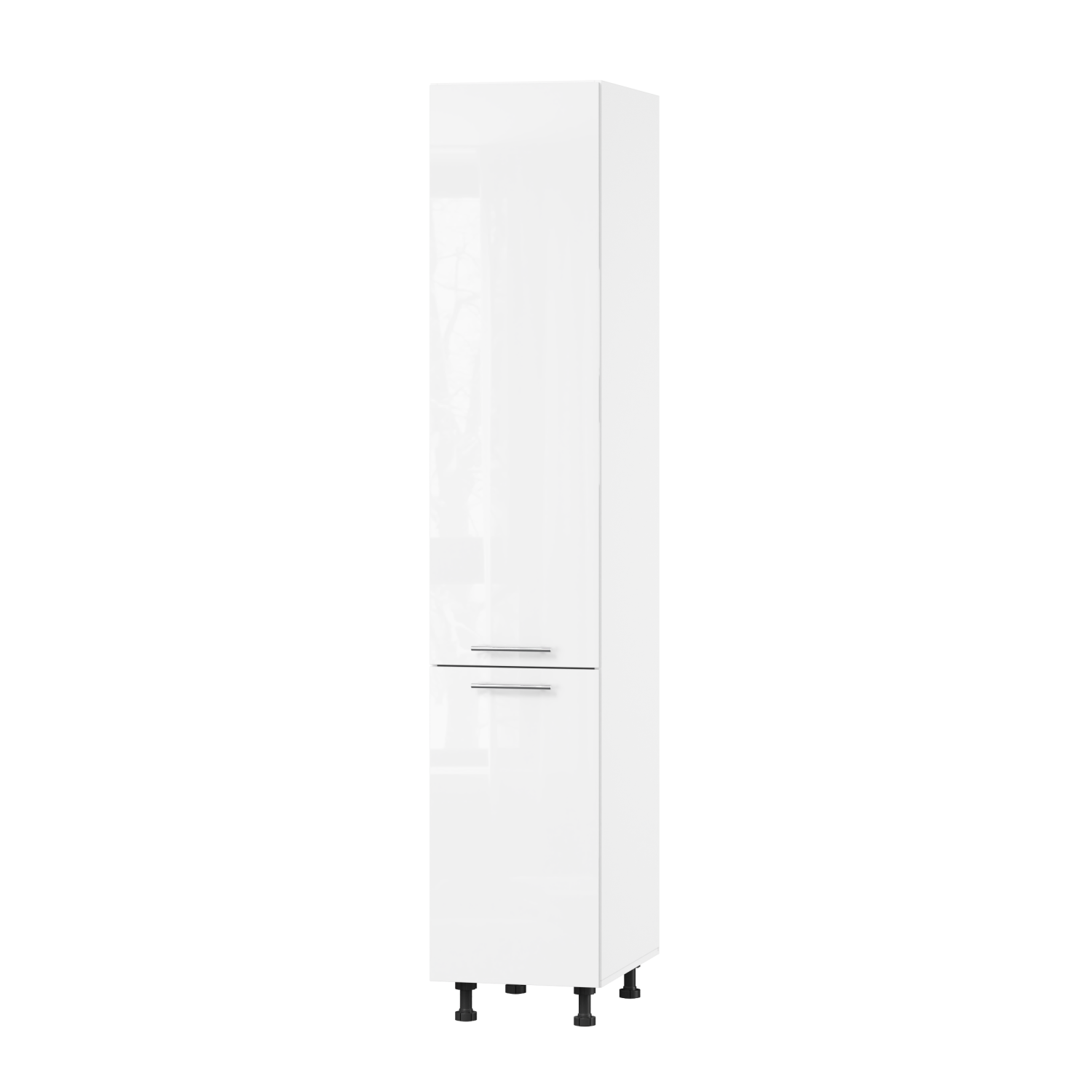 Корпус Стандарт білий, фасад Стандарт білий глянець 702 40х214х56 Корпус Стандарт білий, фасад Стандарт білий глянець 702 40х214х56