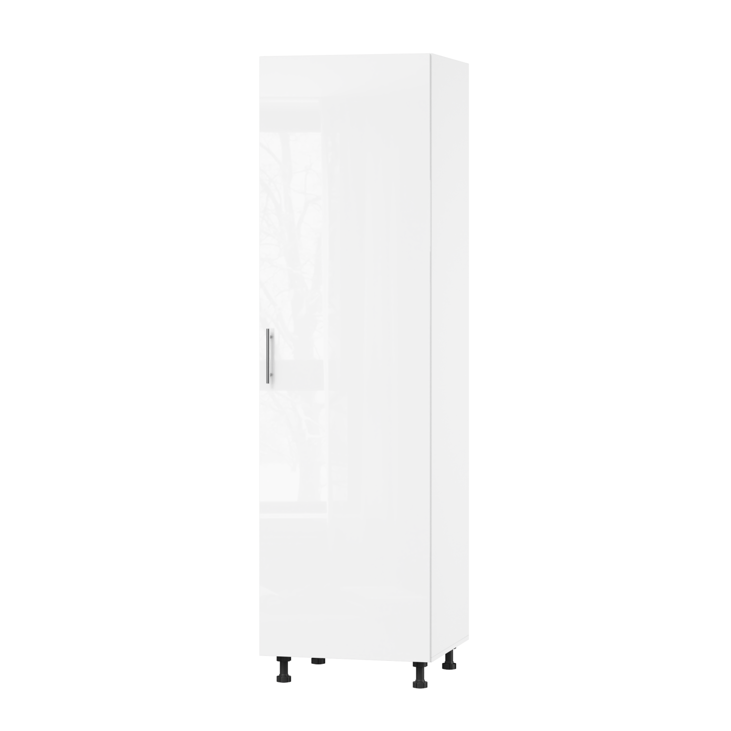 Корпус Стандарт білий, фасад Стандарт білий глянець 704 60х214х56