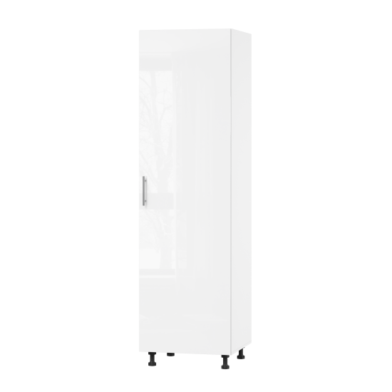 Корпус Стандарт білий, фасад Стандарт білий глянець 704 60х214х56