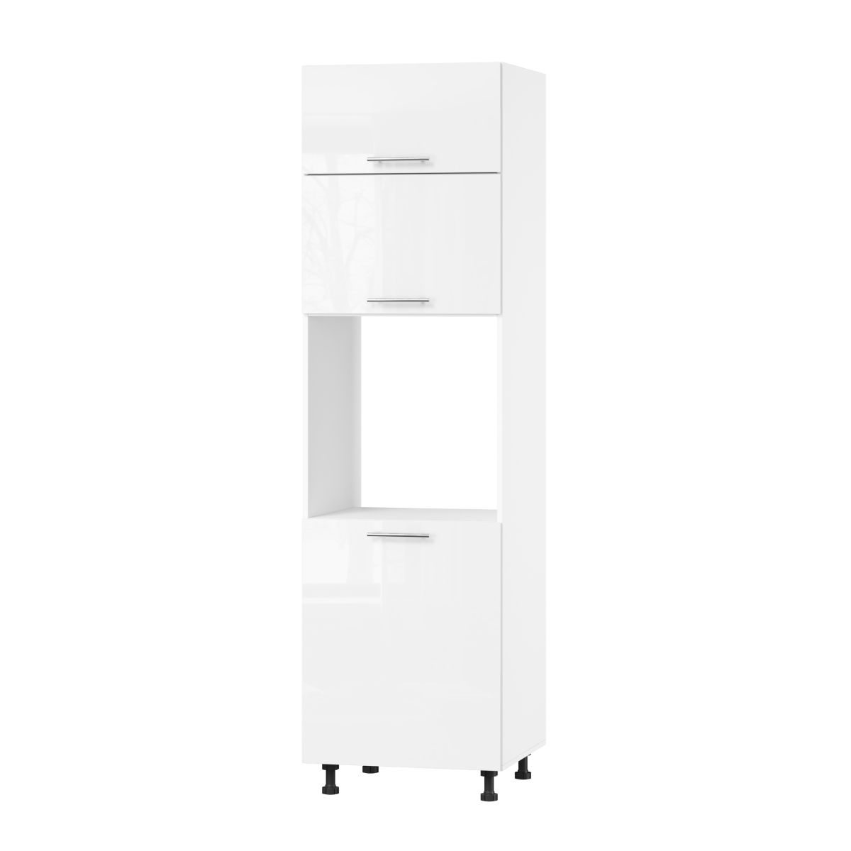 Корпус Стандарт білий, фасад Стандарт білий глянець 705.HK-xs 60х214х56