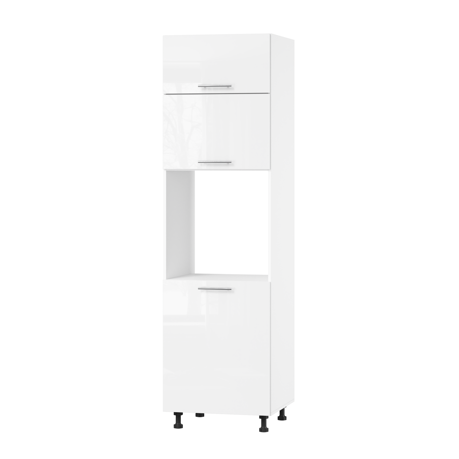Корпус Стандарт білий, фасад Стандарт білий глянець 705.HK-xs 60х214х56