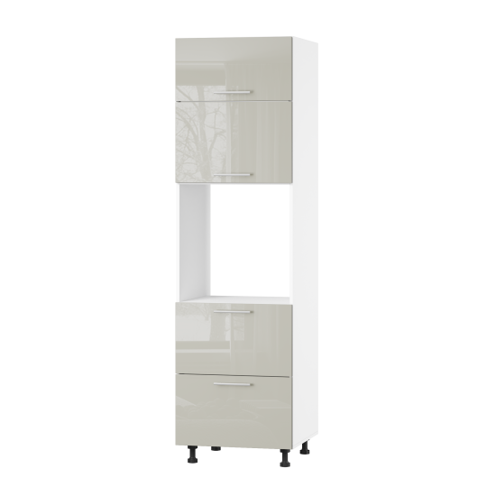 Корпус Стандарт білий, фасад Стандарт аврора глянець 7725.SM-HK-XS 60x214x56