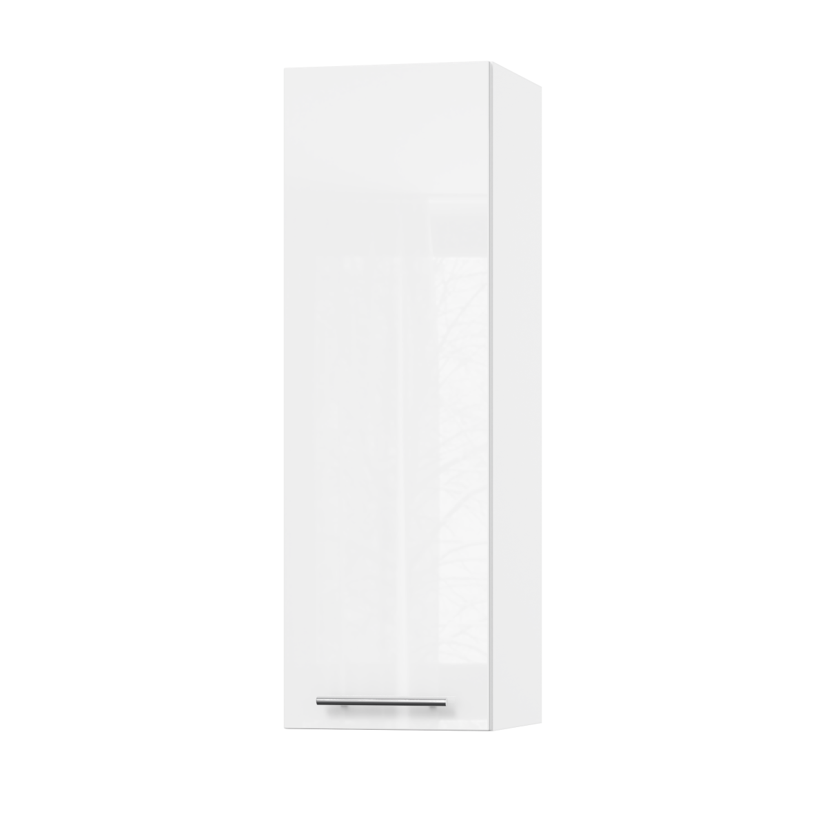 Корпус Стандарт білий, фасад Стандарт білий глянець L301 30х93х30