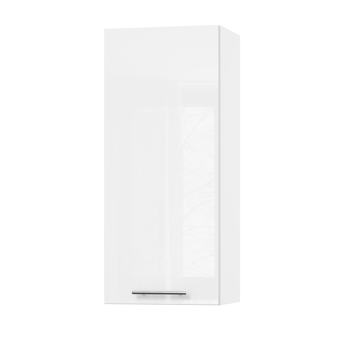 Корпус Стандарт білий, фасад Стандарт білий глянець L301 40х93х30