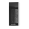 Корпус Стандарт білий, фасад Стандарт чорний глянець L301 40х93х30