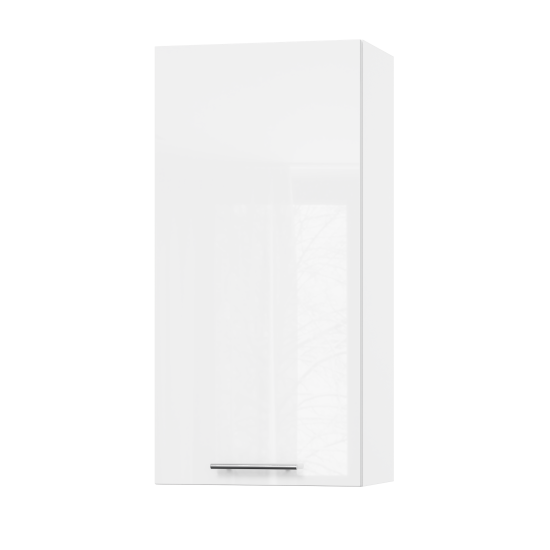 Корпус Стандарт білий, фасад Стандарт білий глянець L301 45х93х30