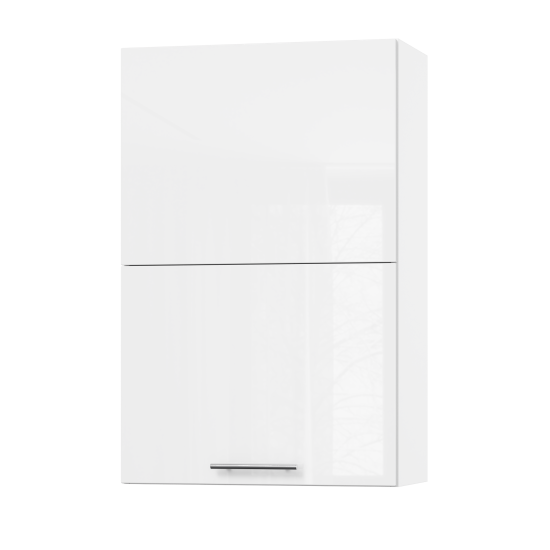 Корпус Стандарт білий, фасад Стандарт білий глянець L402.HF 60х93х30