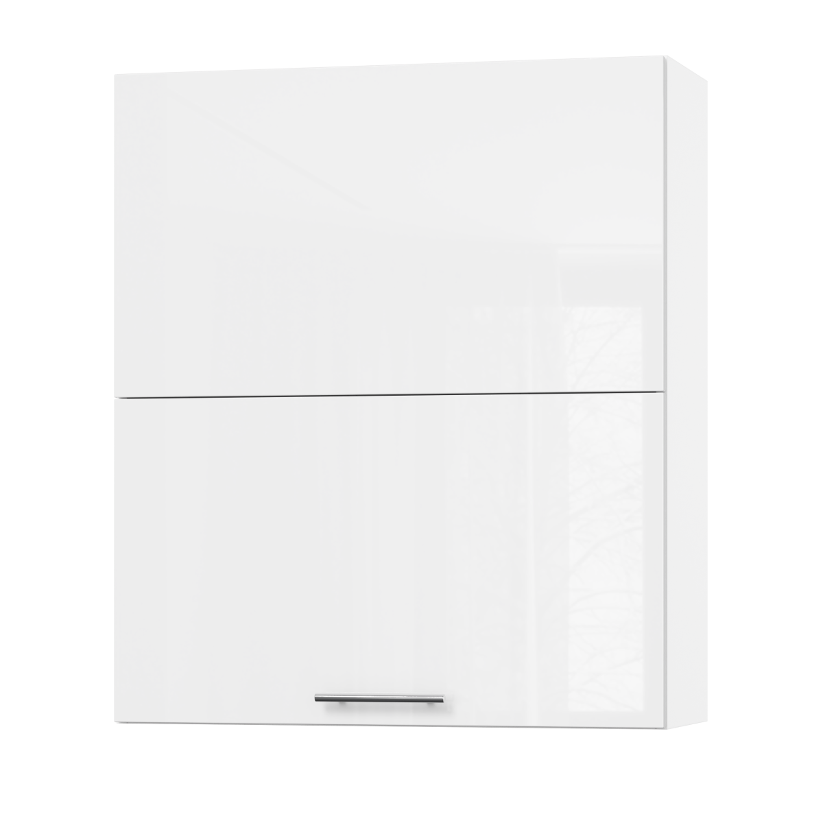 Корпус Стандарт білий, фасад Стандарт білий глянець L402.HF 80х93х30