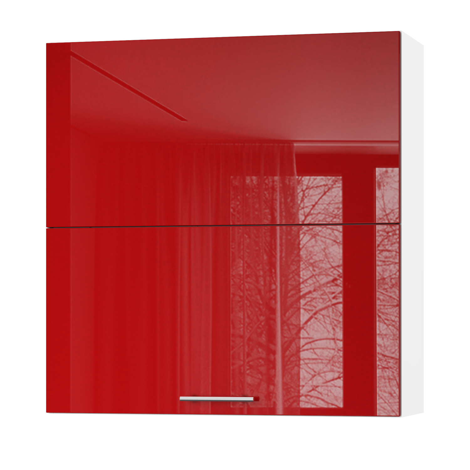 Корпус Стандарт білий, фасад Стандарт червоний глянець L402.HF 90х93х30 Корпус Стандарт білий, фасад Стандарт червоний глянець L402.HF 90х93х30