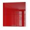 Корпус Стандарт білий, фасад Стандарт червоний глянець L402.HF 90х93х30