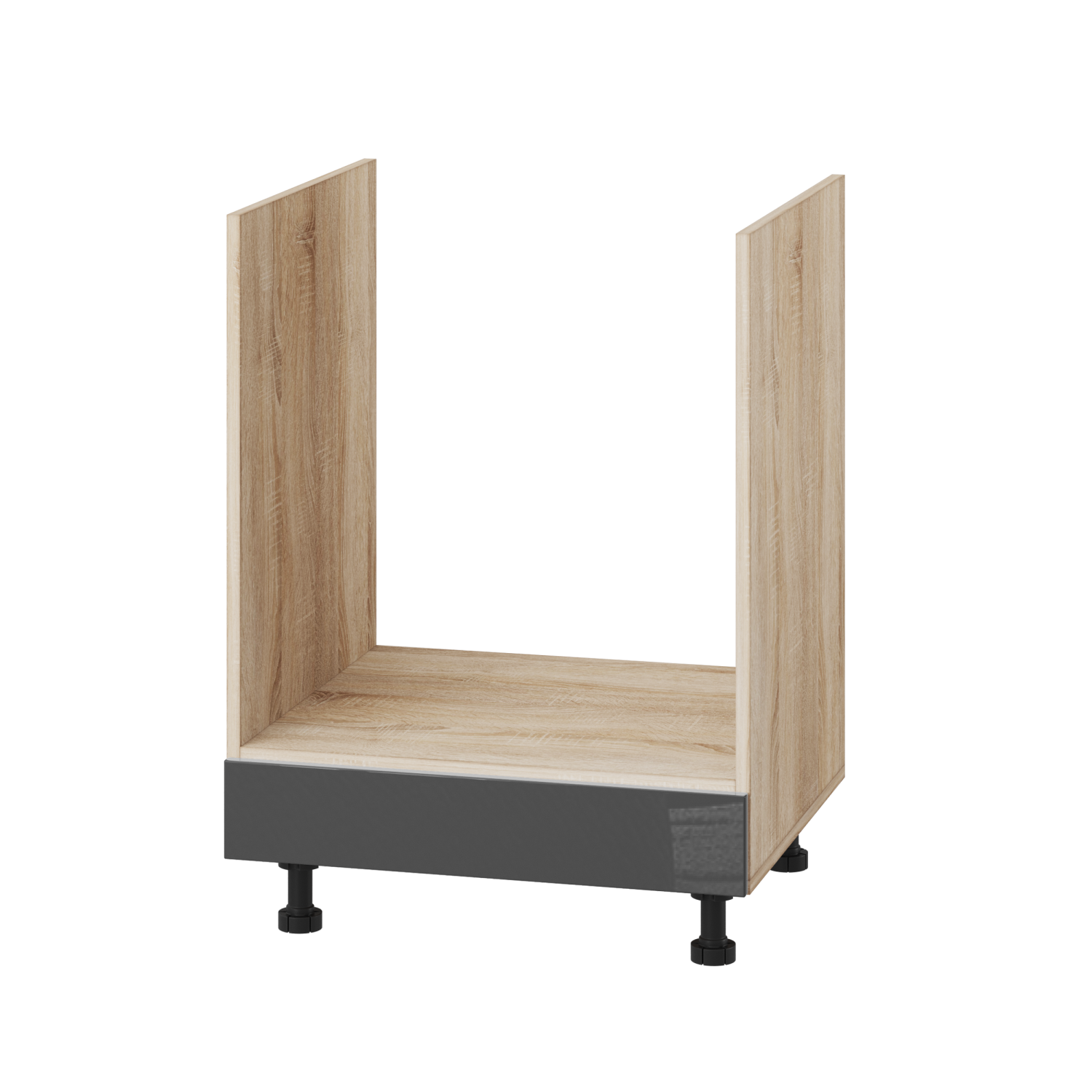 Корпус Стандарт дуб сонома, фасад Стандарт сірий граніт глянець 105.F-60х72х52