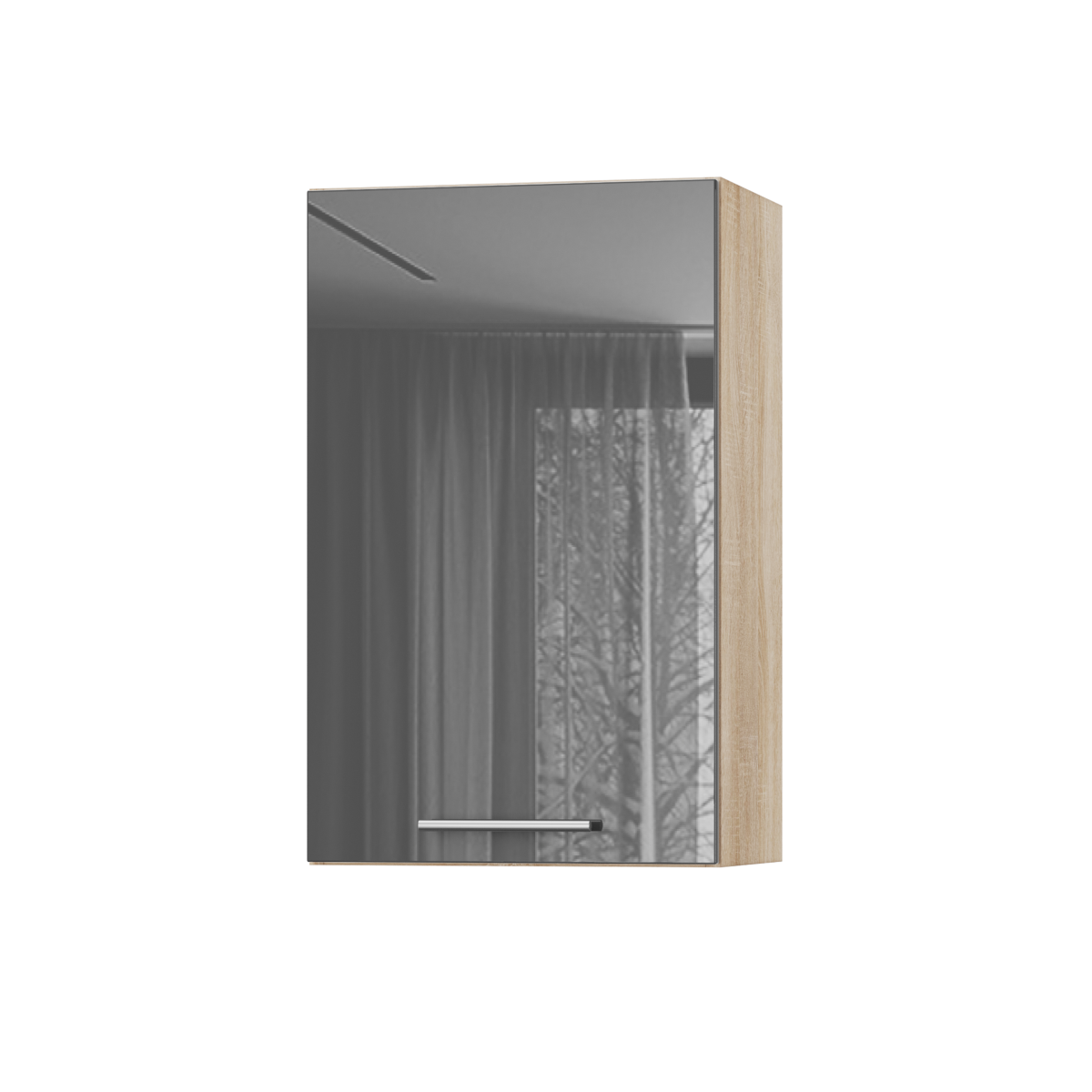 Корпус Стандарт дуб сонома, фасад Стандарт сірий граніт глянець 301 45х72х30