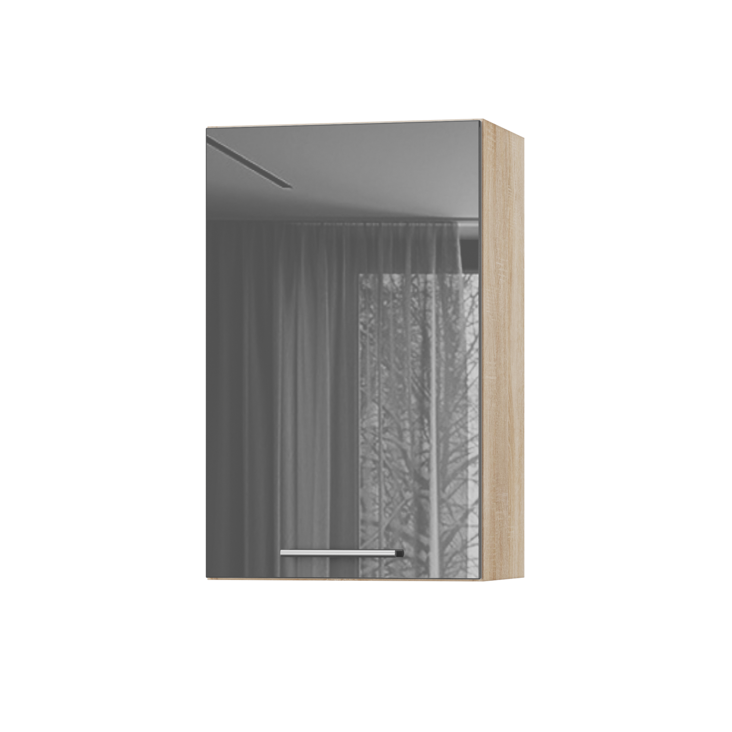 Корпус Стандарт дуб сонома, фасад Стандарт сірий граніт глянець 301 45х72х30 Корпус Стандарт дуб сонома, фасад Стандарт сірий граніт глянець 301 45х72х30