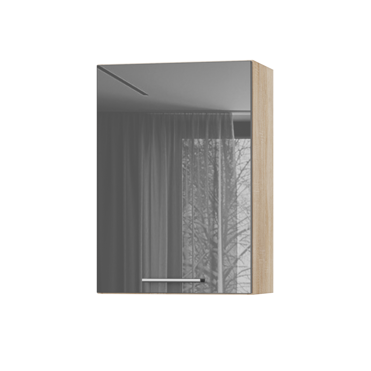 Корпус Стандарт дуб сонома, фасад Стандарт сірий граніт глянець 301 50х72х30