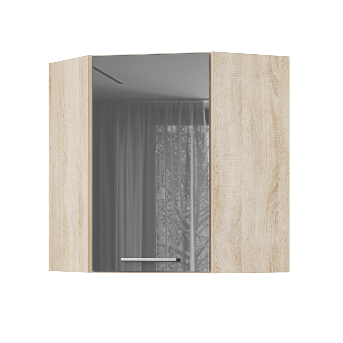 Корпус Стандарт дуб сонома, фасад Стандарт сірий граніт глянець 361 60х72х60 