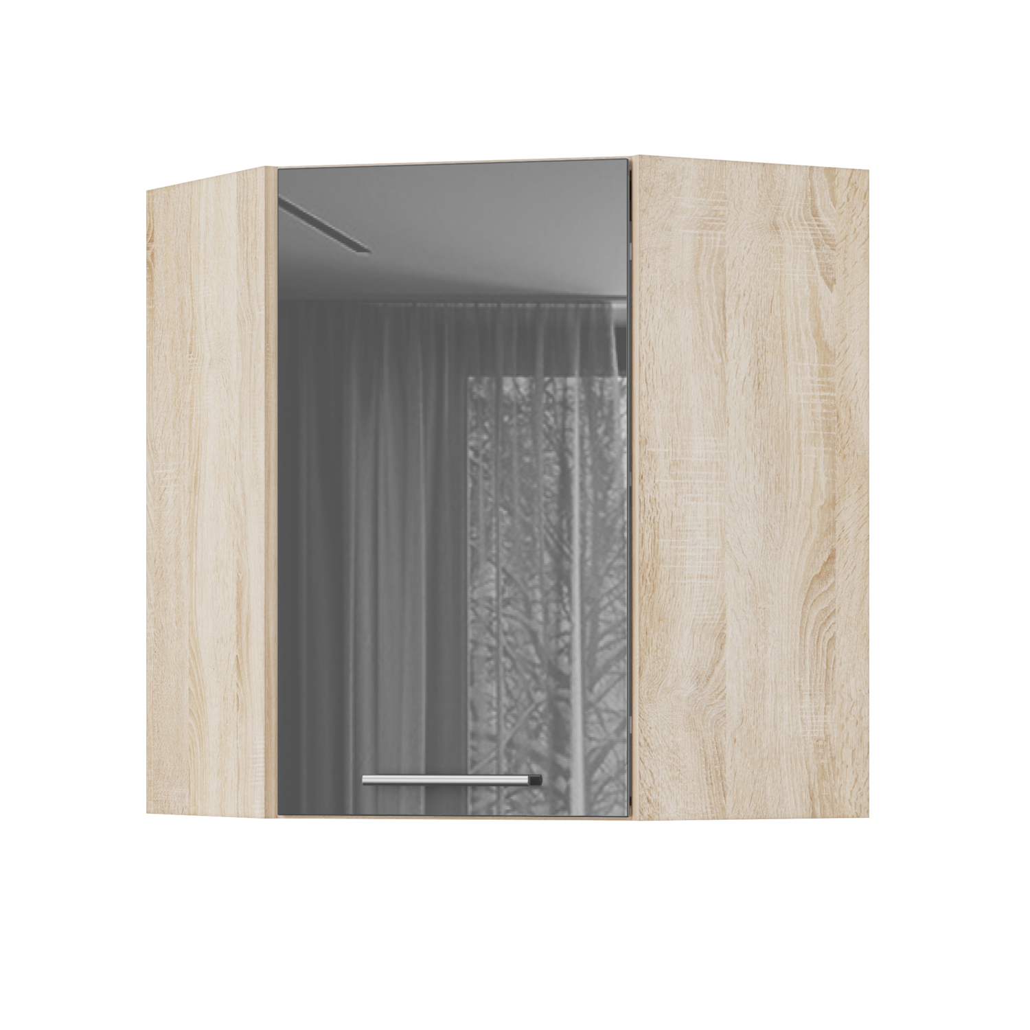 Корпус Стандарт дуб сонома, фасад Стандарт сірий граніт глянець 361 60х72х60 