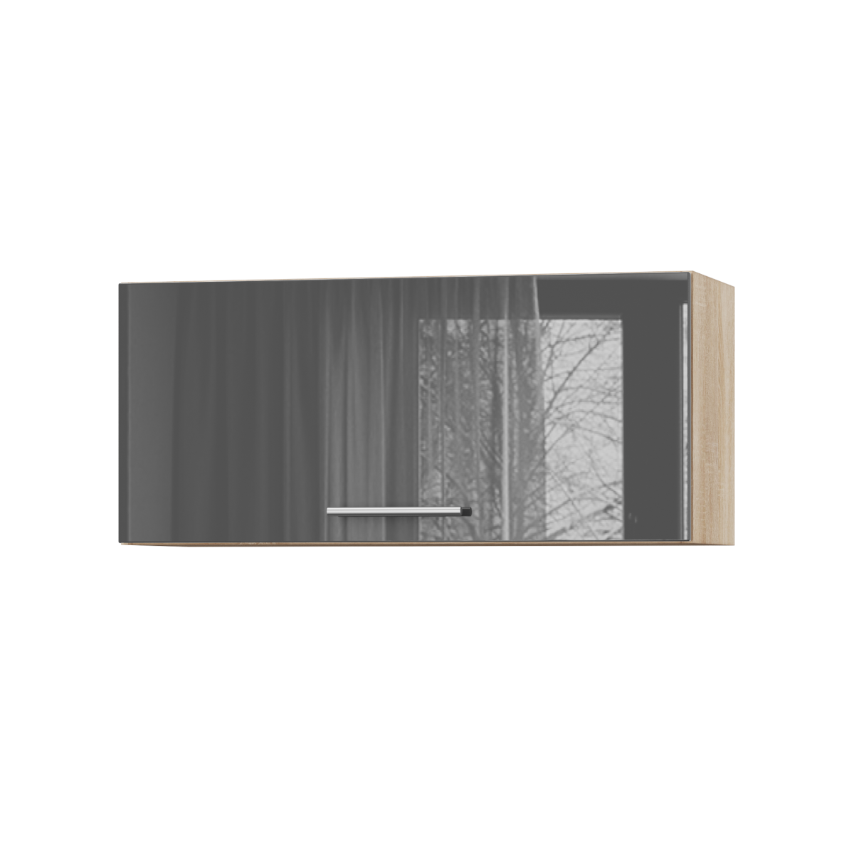 Корпус Стандарт дуб сонома, фасад Стандарт сірий граніт глянець 401.HK-XS 80х36х30