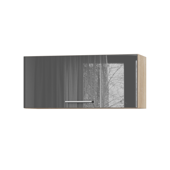 Корпус Стандарт дуб сонома, фасад Стандарт сірий граніт глянець 401.HK-XS 80х36х30